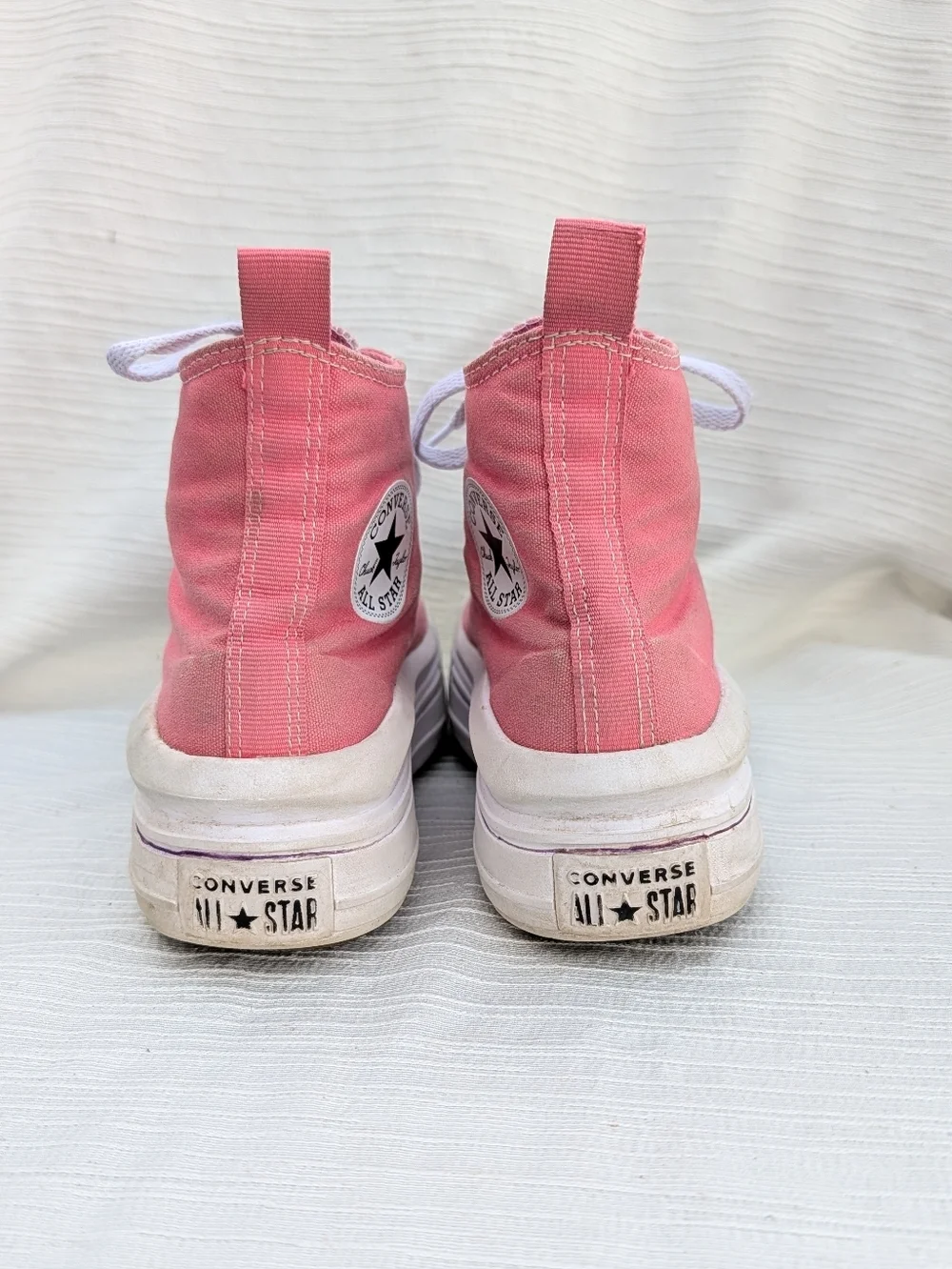 Converse Chuck Taylor All Star Platform High Top Sneakers - Pink Youth Size 3.5